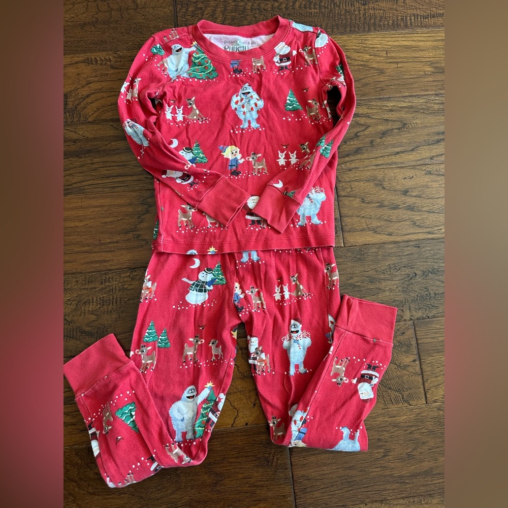Pottery Barn Kids Rudolph Pajamas, size 6